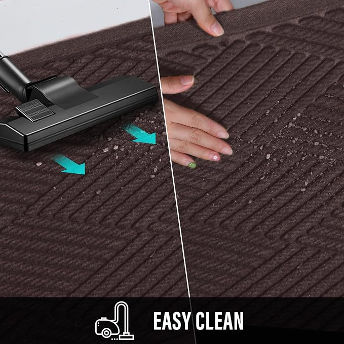 Sturdy Front Door Mat, Absorbent Muddy Dirt Resist Welcome Door Mats Outdoor - Image 7