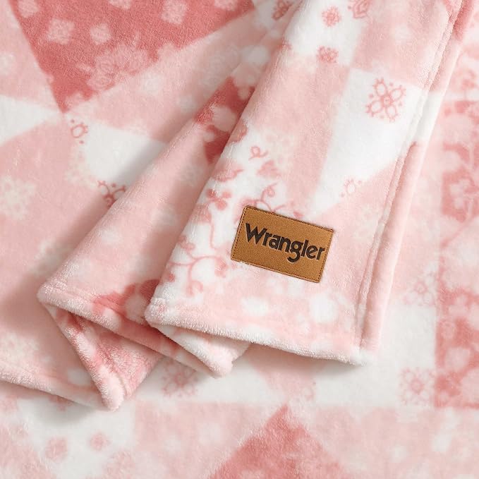 Wrangler - Throw Blanket, Ultra Soft Plush Reversible Bedding, Americana - Image 4