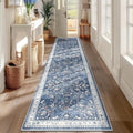 Yamaziot 2x6 Washable Hallway Runner Rug Non Slip Floral Carpet, Stain Resistant by Yamaziot