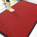 OLANLY Front Door Mat 47x32, Waterproof Heavy-Duty Indoor Outdoor Doormat | Red by OLANLY
