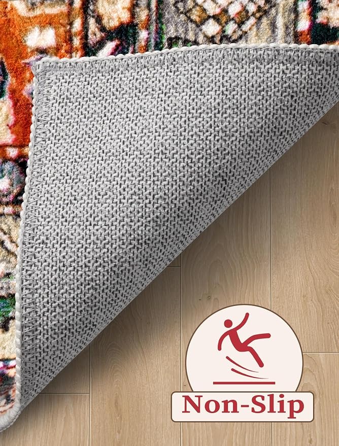 SERISSA 2'6"x12' Washable Non Slip Boho Runner Rug - Image 4