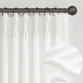 White Linen Curtains 92 Inches Long by PleatedDrapes