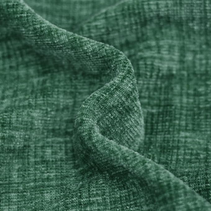 CaliTime Decorative Couch Throw Pillow Covers 18 X 18 Inches Dark Green | Pack - Image 2