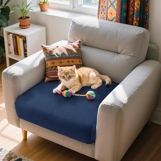 Hokway Stretch Couch Cushion Slipcovers Reversible Cushion Protector Slipcovers - Image 6