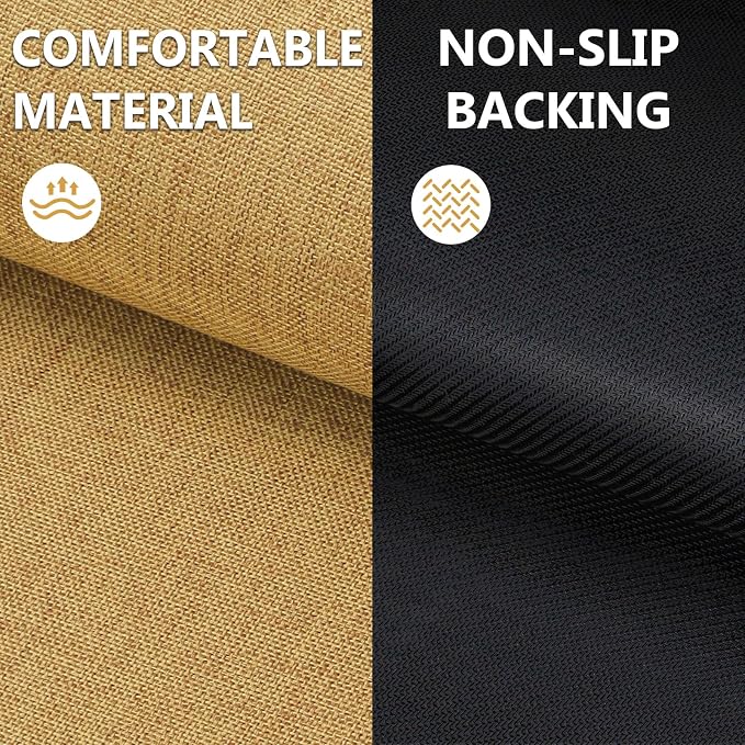 Ultra Thin Indoor Door Mat 24"x36", Non Slip Low-Profile Doormats | Rubber - Image 3