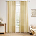 Modern Farmhouse Curtains Linen by Nanspring
