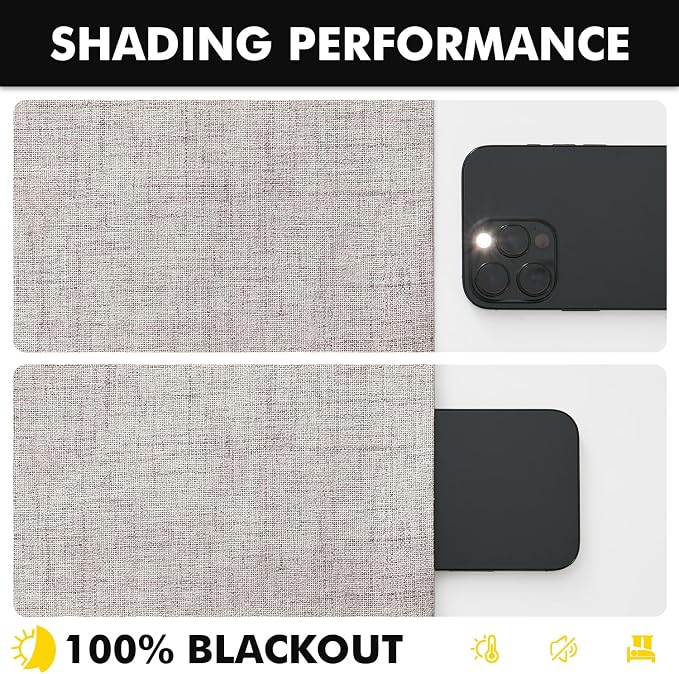 MIULEE 100% Blackout Linen Curtains - Image 7