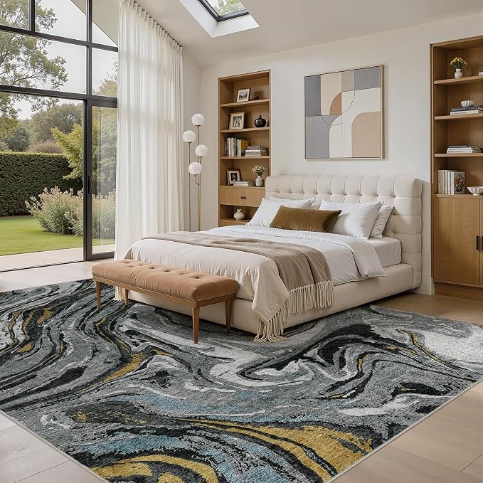 DMOYEST 8x10 Area Rug for Living Room - Image 4