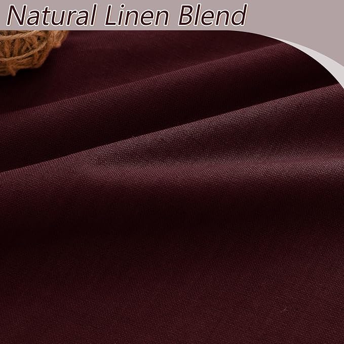 100% Blackout Curtains 108 Inch Length 2 Panels Set - Image 3