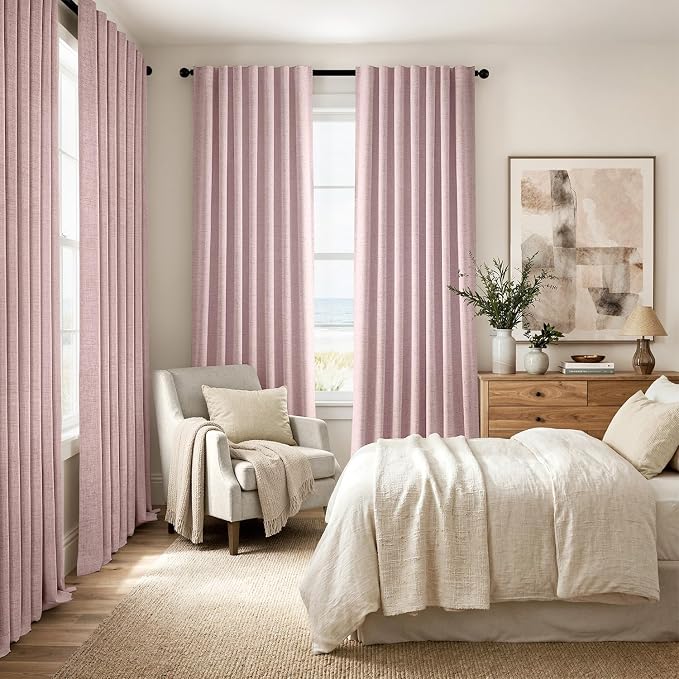 MIULEE 100% Blackout Linen Curtains - Image 8