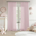 Light Pink Linen Pinch Pleat Curtains 102 Inch Length 2 Panels Set 40x102 | by Twodrapes