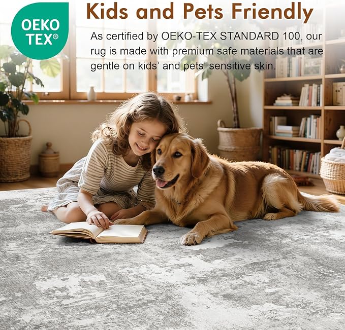 9x12 Ft Extra Large Washable Area Rugs - Image 5