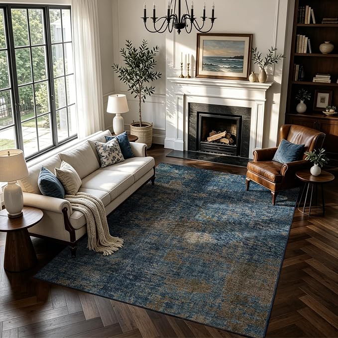 8x10 Washable Area Rug for Living Room, Dining Room, Playroom | Ultra Soft by Lbris