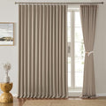 Pinch Pleated Patio Sliding Door Curtains 84 Inch Length by KEQIAOSUOCAI