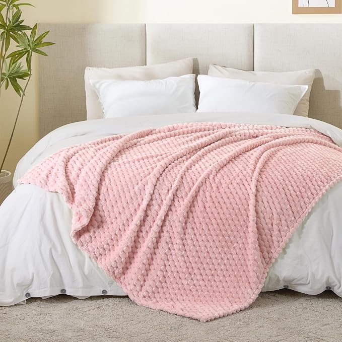 BEDELITE Pink Large Throw Blanket - Image 5