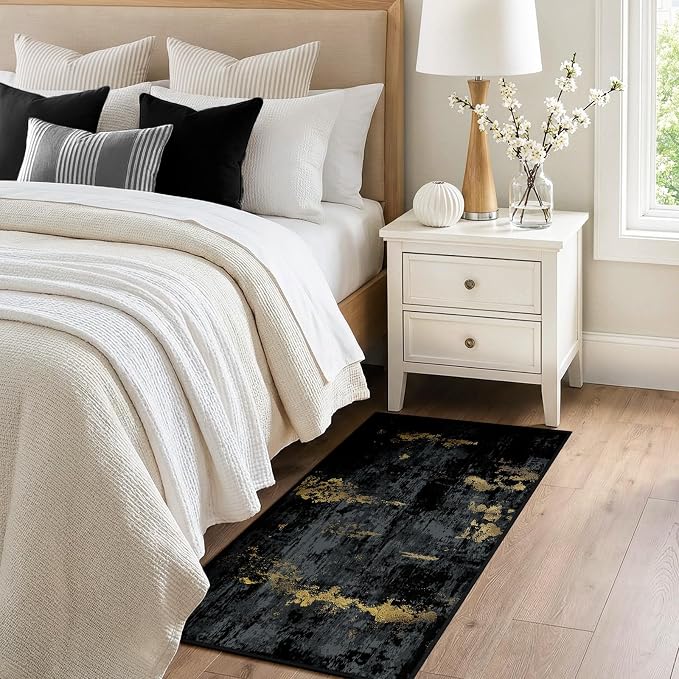 RELEANY Washable 2'x5' Abstract Area Rug - Image 3