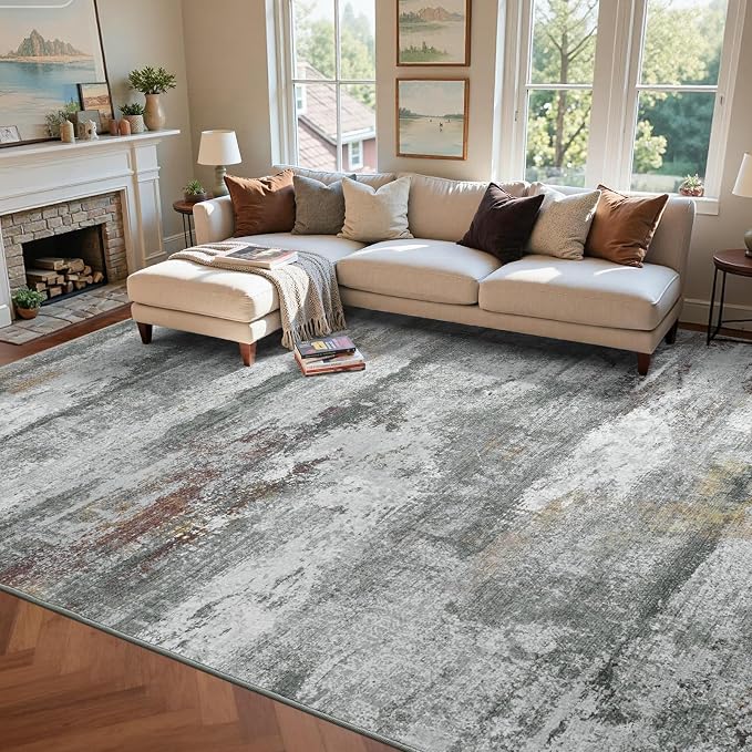 6x9 Ft Large Abstract Area Rugs - Image 2