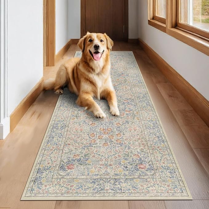 Floral 3x8 Wide Hallway Runner - Image 6