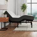 Blissful Nights e3 King Adjustable Bed Base Frame with 10" Medium Firm Gel Infused Memory Foam Mattress