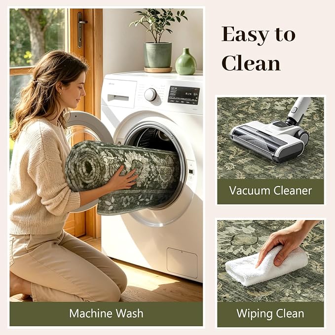 9x12 Ft Extra Large Area Rugs for Living Room, Soft Non-Slip Machine Washable - Image 9