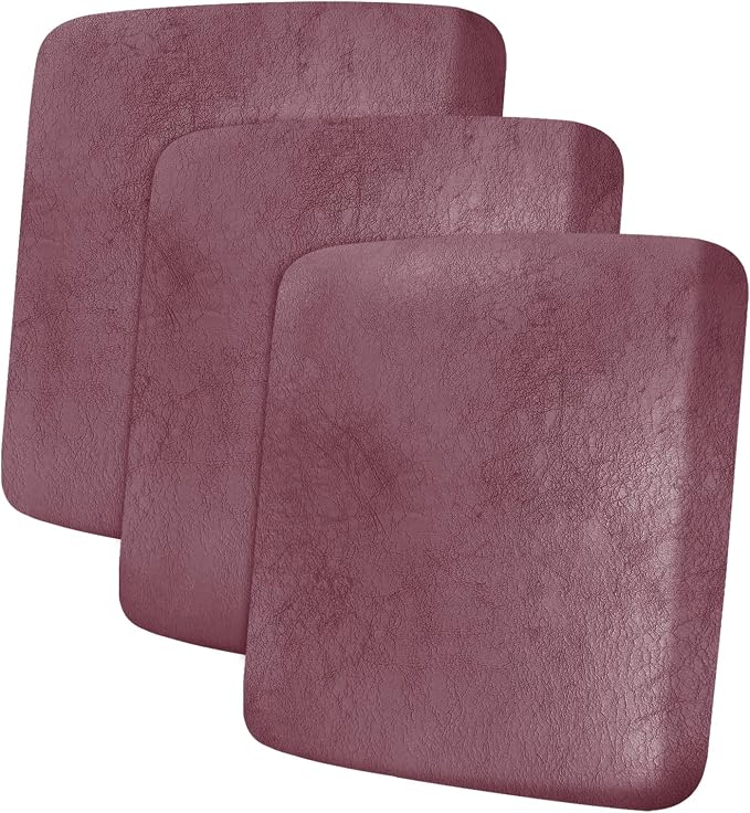 ANARACHON Leather Look Couch Cushion Covers Sofa Seat Slipcovers Sets Couches by ANARACHON