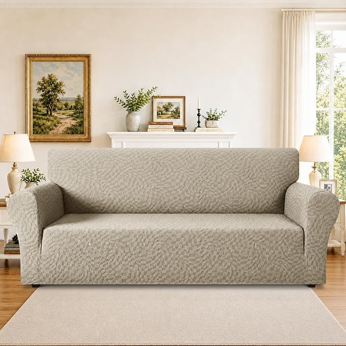 ZNSAYOTX 1 Piece Stretch Sofa Covers - Image 2