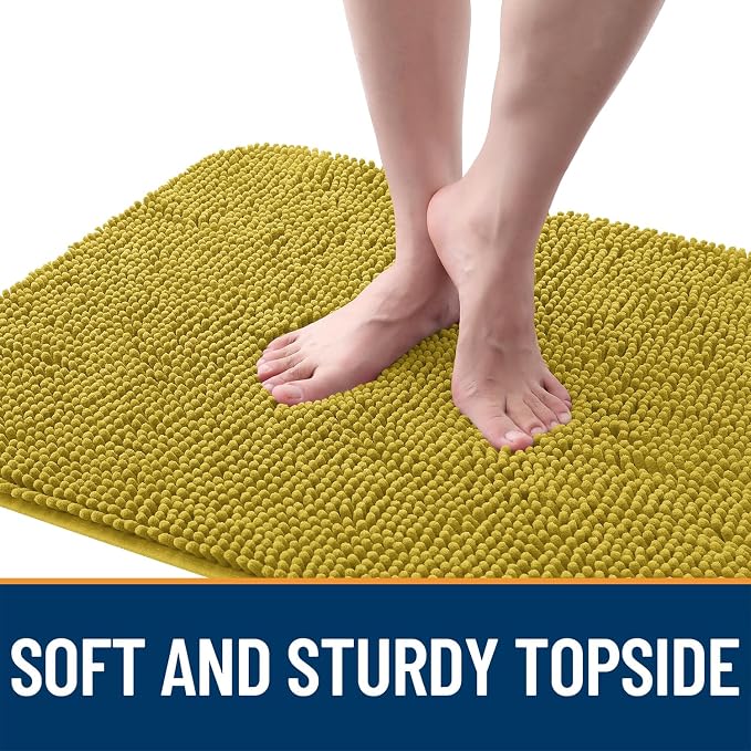 OLANLY Dog Door Mat for Muddy Paws 30x20, Super Absorbent Chenille Mud Mat | - Image 4
