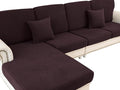 LA MEACK Couch Cushion Covers for Sectional Sofa L Shape Washable Separate Seat by LA+MEACK