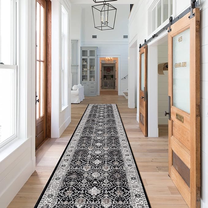 Hallway Washable Runner Rug by HYHAOYUNLAI