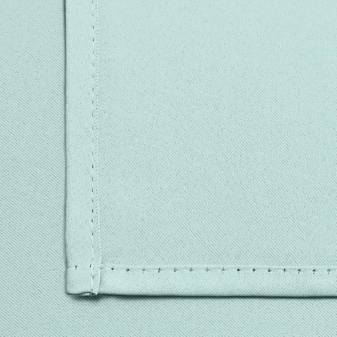 Yakamok Room Darkening Curtains 42x63 inch Length Aqua-Living Room | 2 panels - Image 6