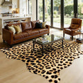 8 x 10 Western Faux Leopard Rug, Large Animal Print Cheetah Rug | Premium by AROGANAREARUG