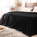 BEDELITE Fleece Blanket Soft Plush Full Bed Blanket Black 84"x90" | Ultra Soft by BEDELITE
