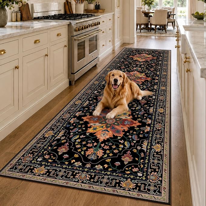 RELEANY Washable Area Rug, Runner 3'x10', Water Repellent, Pet Friendly - Image 2