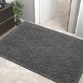 Sturdy Front Door Mat, Absorbent Muddy Dirt Resist Welcome Door Mats Outdoor by HIYARD