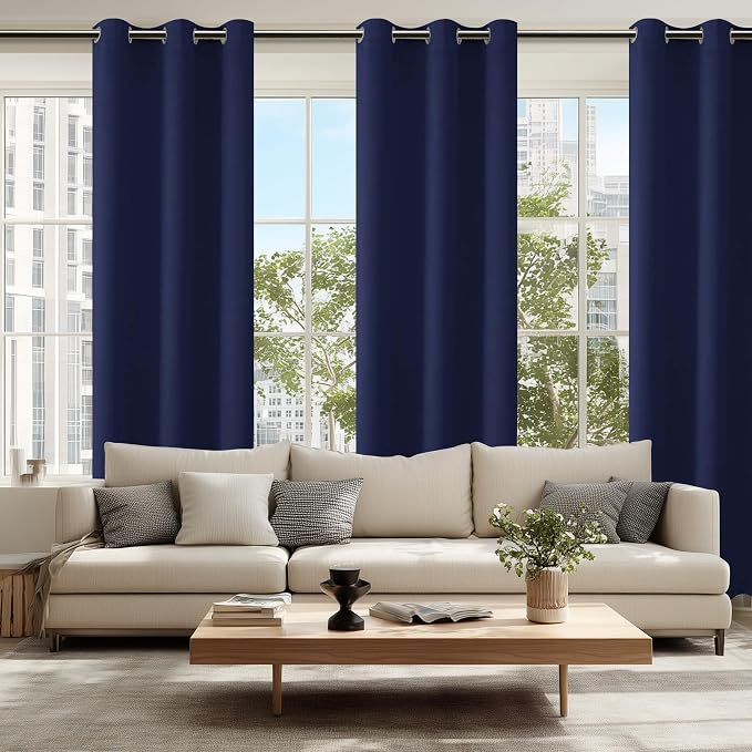 Blackout Curtains for Bedroom, 38 x 84 Inch, 2 Panels | Thermal Insulated & - Image 6