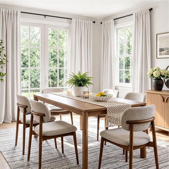 INOVADAY 100% Blackout Linen Curtains - Image 5
