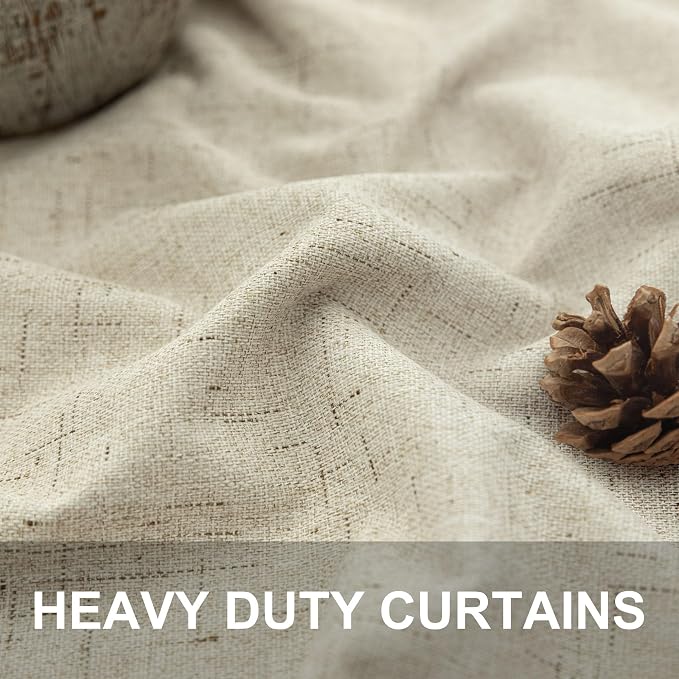 Pitalk Closet Curtains for Open Closet Doors Sliding Panels Burg 78 Inch Length - Image 3
