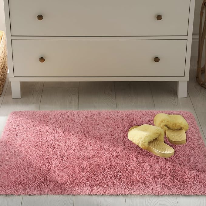 Chicrug Soft Runner Rug for Bedroom Living Room Plush Fluffy Rug 2x4 | Shag - Image 6