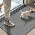 Ultra Thin Indoor Door Mat 17"x29", Non Slip Doormats, Absorbent Door Mat by LEKEEPGO