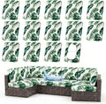 Waterproof Outdoor Cushion Covers, Stretch Patio Slipcovers | UV Resistant by hyha
