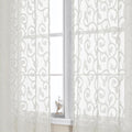 Furman Ivory Sheer Curtains 96 inches Long by OWENIE