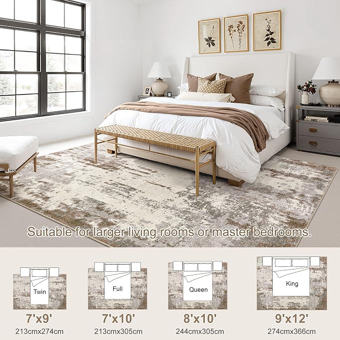 UERMEI 9x12 Washable Area Rug - Image 3