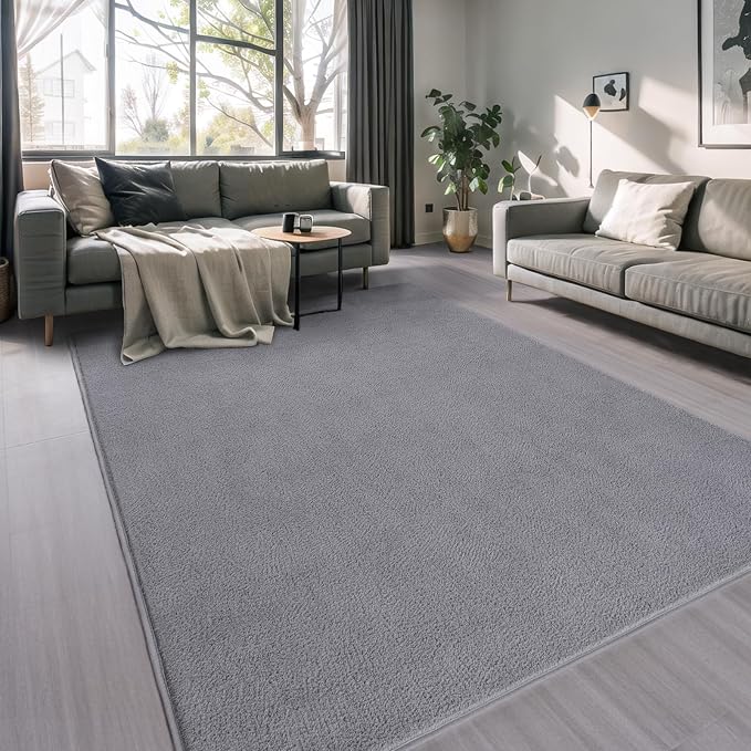 4x6 Area Rugs for Living Room Non Slip Dorm Bedroom Rug, Minimalist Washable - Image 8