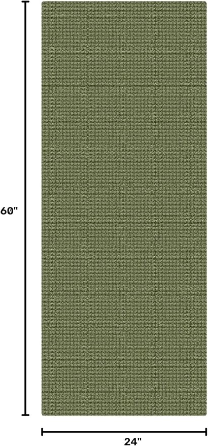 KOZYFLY Woven 2x5 Entry Runner Rug, Washable Runners - Image 2