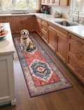 SERISSA 2x5 Washable Non Slip Boho Runner Rug by SERISSAHomeDecorCollection
