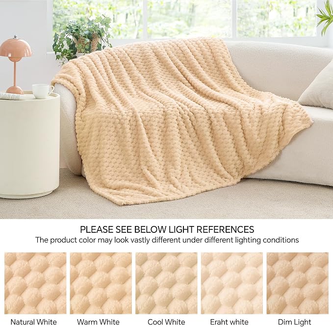 BEDELITE Blush Sand Twin Blanket - Image 8