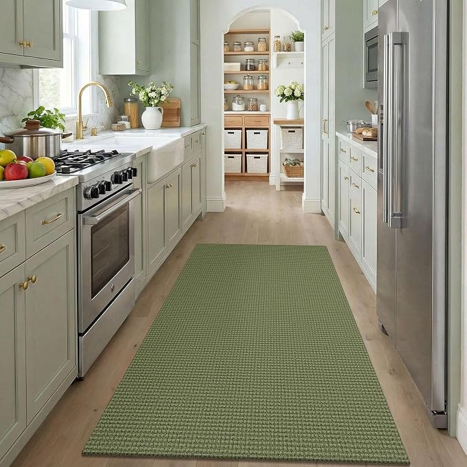 KOZYFLY Washable 4x5 Entry Woven Area Rug, Braided Throw Rugs - Image 3