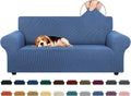 Stretch Loveseat Couch Cover, 2 Cushion Couch Slipcover, Riverside | 1-Piece by KEKUOU