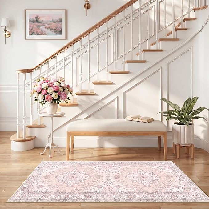RELEANY Washable Area Rug, Runner 2'6"x5', Water Repellent, Pet Friendly - Image 2