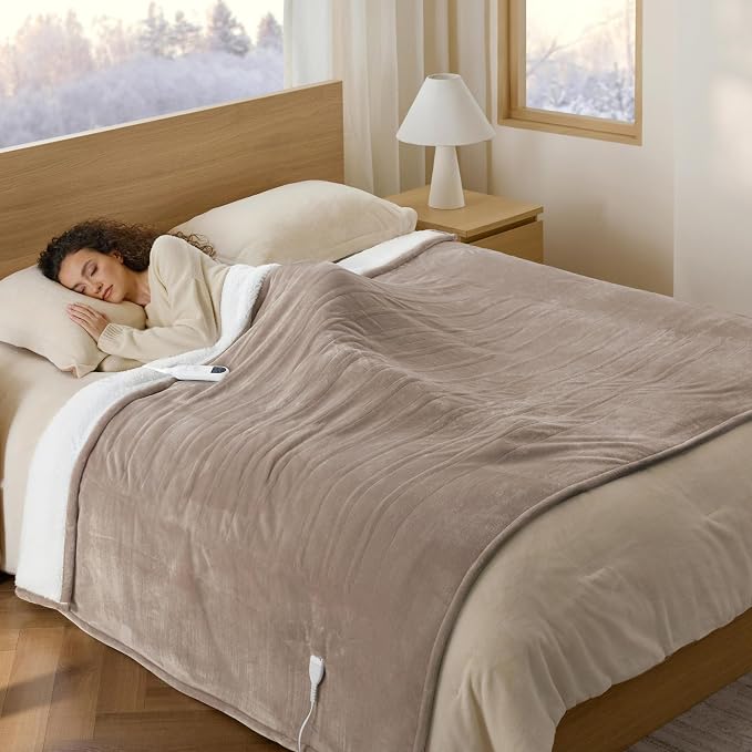 Bedsure Heated Blanket Twin Size, Soft Electric Blanket - Image 9